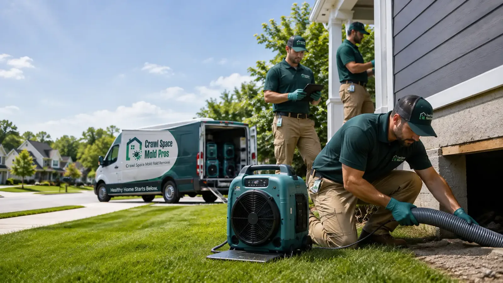 Crawl Space Mold Removal in Staunton, IL